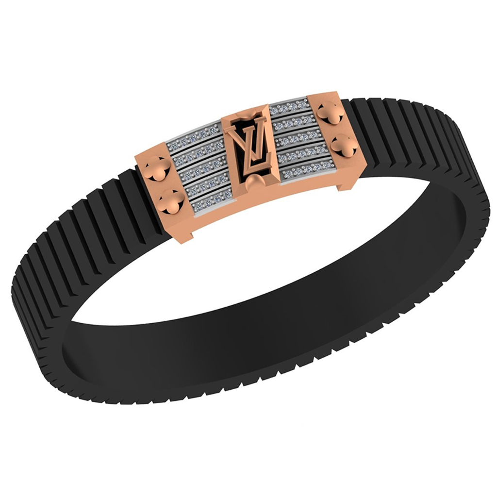 LV Monogram Diamond Luxury Bracelet
