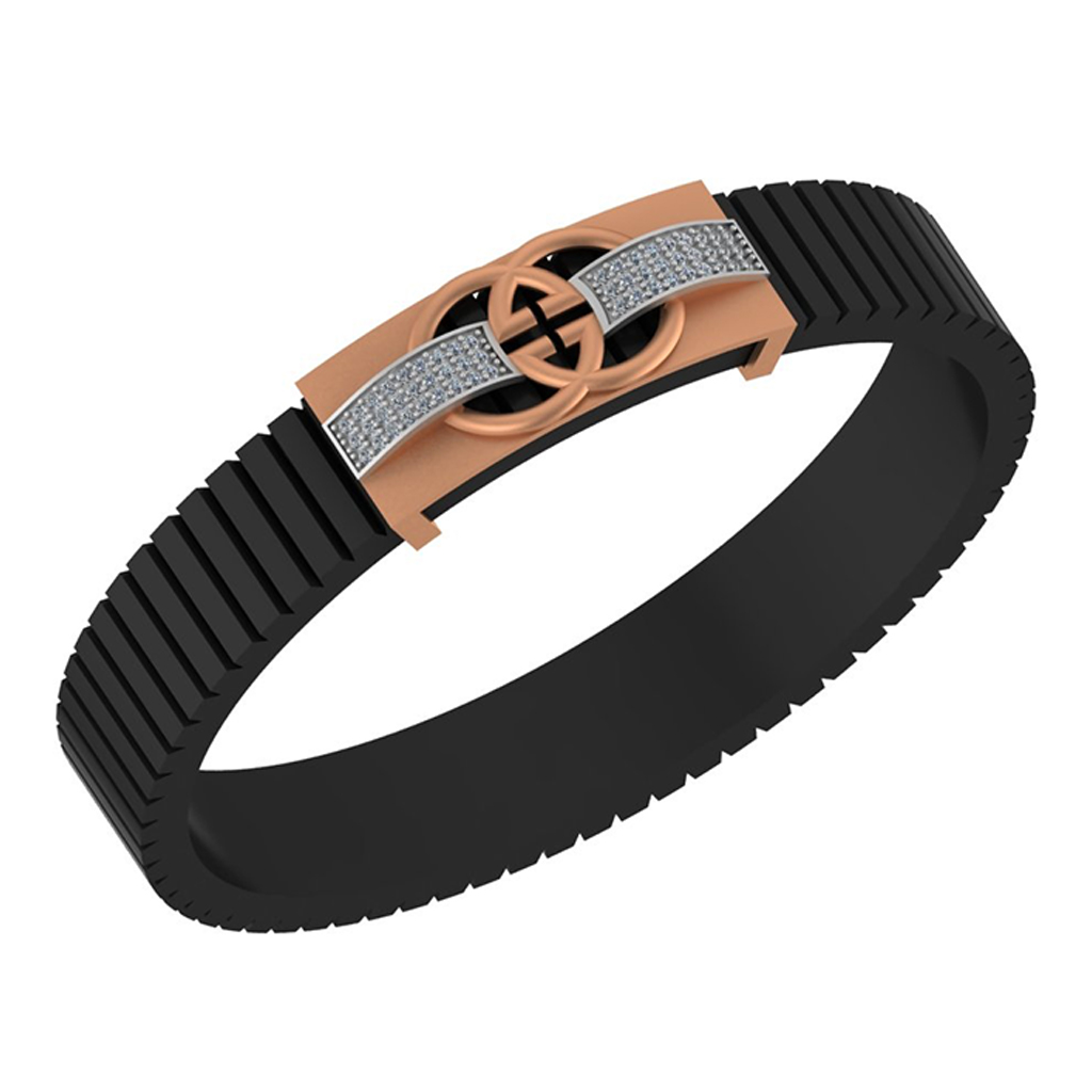 Gucci Interlock Signature Diamond Bracelet